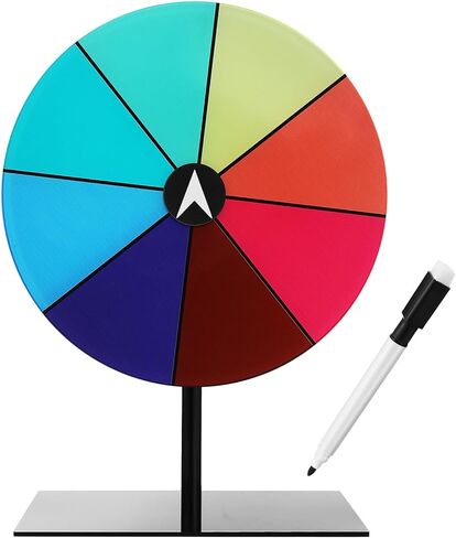 TOYANDONA Wheel for Fortune Game, Spinning Wheel for Prizes, Roulette Wheel, Prize Wheel Game, with Dry Erase Marker and Eraser Wheel for Fortune Spinning Game Carnival in Saudi Arabia