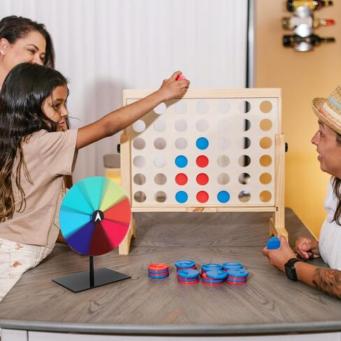TOYANDONA Wheel for Fortune Game, Spinning Wheel for Prizes, Roulette Wheel, Prize Wheel Game, with Dry Erase Marker and Eraser Wheel for Fortune Spinning Game Carnival in Saudi Arabia