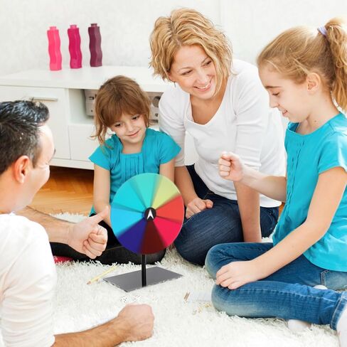 TOYANDONA Wheel for Fortune Game, Spinning Wheel for Prizes, Roulette Wheel, Prize Wheel Game, with Dry Erase Marker and Eraser Wheel for Fortune Spinning Game Carnival in Saudi Arabia