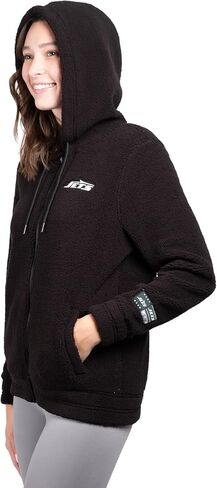 Ultra Game Women's NFL Official Super Soft Sherpa Full Zip Hoodie Sweatshirt Jacket in Saudi Arabia