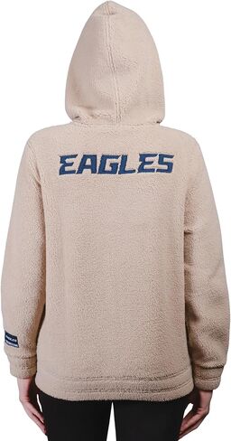 Ultra Game Women's NFL Official Super Soft Sherpa Full Zip Hoodie Sweatshirt Jacket in Saudi Arabia
