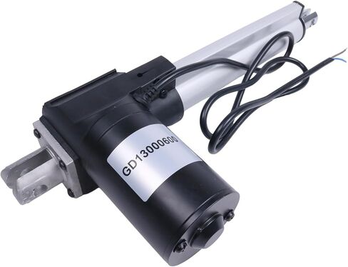 12 فولت 6 في 400 رطل DIY المحرك الخطي الكهربائي PA-04-6-400 محرك مبتكر متين مقاوم للماء للزراعة في الهواء الطلق، المنزل الشمسي قابل للتعديل آليًا للتحكم عن بعد، رفع رفع التلفزيون in Kuwait