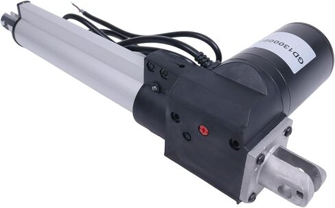 12 فولت 6 في 400 رطل DIY المحرك الخطي الكهربائي PA-04-6-400 محرك مبتكر متين مقاوم للماء للزراعة في الهواء الطلق، المنزل الشمسي قابل للتعديل آليًا للتحكم عن بعد، رفع رفع التلفزيون in Kuwait