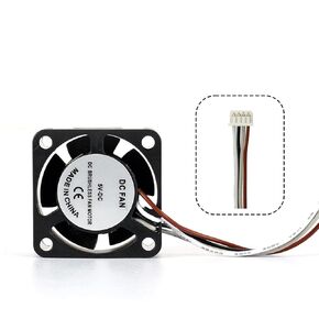 Hotend Cooling Fan Compatible with Bambu Lab X1 X1C, DC2510 5V 0.2A 3.2CFM 14000RPM Fan, Double Ball Bearing, Not for P1 A1 Series,3D Printer Accessories