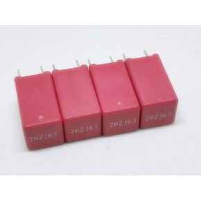 4PCS 2.2uf 225 63V WIMA MKS2 Audio Grade Metalized Polyester Capacitor