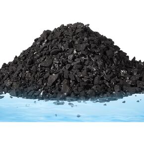 Timgle Bulk Water Air Filter Activated Charcoal Coconut Hull Granular Activated Carbon 10-18 Mesh Water Distiller Charcoal Filters Media for Filtration(6.6 Lbs)