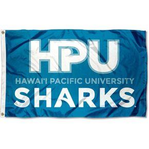 College Flags & Banners Co. Hawaii Pacific Sharks Wordmark Flag