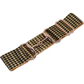 2 inch Luxury Elastic Equestrian Belt, Horse Riding Belt with Rose Gold Buckle, Stretchable and comfortable waist