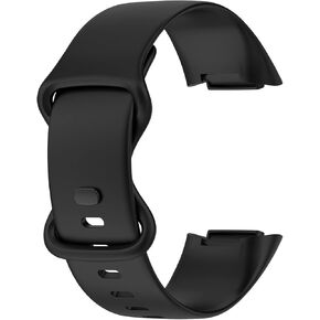 FanTEK Compatible with Fitbit Charge 6 / Charge 5 Bands for Women Men, Soft TPU Waterproof Sport Wristbands Replacement Straps Accessories