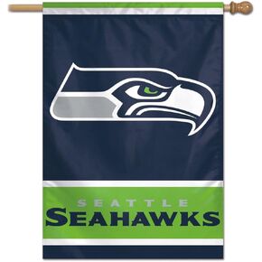 NFL Seattle Seahawks 27-by-37-Inch Vertical Flag
