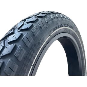 Heavy Duty 20x4.0 E-Bike Tire and Tube High Performance Puncture Resistant Fat Tire for Mountain Bikes All Terrain Directional Tread Rolling Dirct