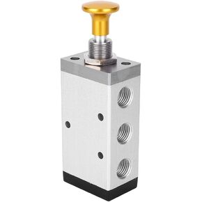 Mechanical Hand Valve Aluminum Alloy Button Switch(4R310-10)