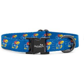 Kansas Jayhawks NCAA Officially Licensed Collar | Great Gift for Fans | Fits Pets (Medium Collar)
