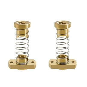T8 Anti-Backlash Spring Loaded Nuts Elimination Gap Nut Z-axis for 3D Printer Ender3 CR10 Series and Tornado CNC Machine 8mm Acme Threaded Rod Lead Screws (2pcs)