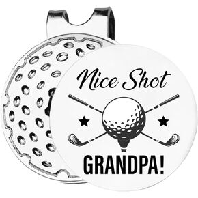 Funny Golf Gifts for Grandpa, Grandpa Golf Ball Marker Gifts, Grandpa Golf Ball Marker Magnetic Hat Clip, Golfing Accessories Gift, Birthday Christmas for Grandpa Golfer