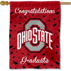 College Flags & Banners Co. Ohio State Buckeyes Graduation Gift Banner Flag