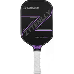 Pickle Paddles - Carbon Fiber Surface with 16mm & USAPA Approved - Pickle Rackets Ideal for Men Women Kids