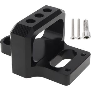 3 Port for MAC, Solenoid Valve Bracket Controller Mounting Bracket, Black Aluminum Solenoid Mounting Bracket