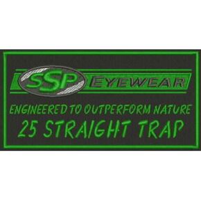 SSP Eyewear 50 Trap Rectangle Patch Heat Seal Backing, 2" x 4"