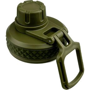 Water Bottle Lid Replacement Spout Top for Wide Mouth Water Bottle 22/24/32/40/64 Oz Cap Suitable for Mouth Opening 2.25 in