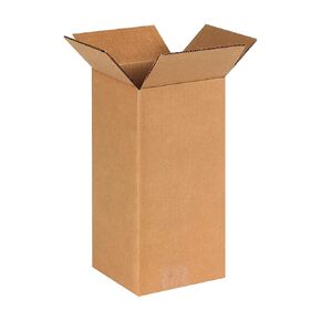 BOXES FAST 6x6x12 Tall Corrugated Boxes, Tall, 6L x 6W x 12H, Pack of 25 | Shipping, Packaging, Moving, Storage Box for Home or Business, Strong Wholesale Bulk Boxes