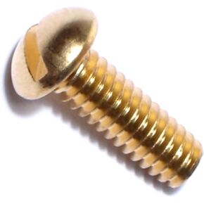 014973131401 Slotted Round Machine Screws, 1/4-20 x 3/4, Piece-15