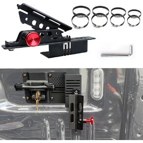 BESTAOO Quick Release Fire Extinguisher Mount Aluminum Adjustable Trunk Fire Extinguisher Holder Mounting Bracket Compatible with Ford F150 2021 2022 2023 2024 F150 Accessories