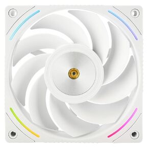 Thermalright TL-K12RW 120mm CPU Cooler Fan, Computer Case Fan, 4PIN PWM Control, 2150RPM,Reverse Outlet Fan,PC Performance Fan for S-FDB Bearing,Wind Pressure Fan(White)
