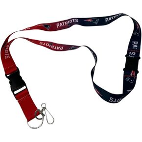 Pro Specialties Group PSG INC NFL Unisex New Englend Patriots Ombre Lanyard, Team Colors, One Size, Medium