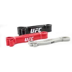 UFC Power Bands Set, Black, red, Gray