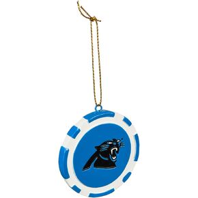 Evergreen Enterprises NFL Carolina Panthers Game Chip DesignOrnament, Team Colors, One Size
