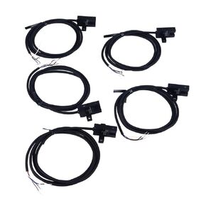 5Pcs Photoelectric Switch Sensor U Shaped Slot Type Photoelectric Optical Sensor Switch NPN Photoelectric Switch Control Switch DC5‑24V