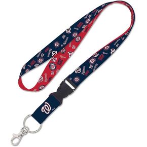 Washington Nationals scatter Lanyard w/detachable buckle 1"