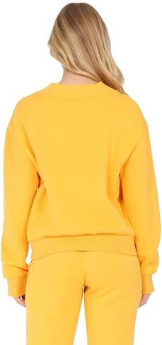 Long Sleeve V Neck Fleece Sweatshirt in Saudi Arabia