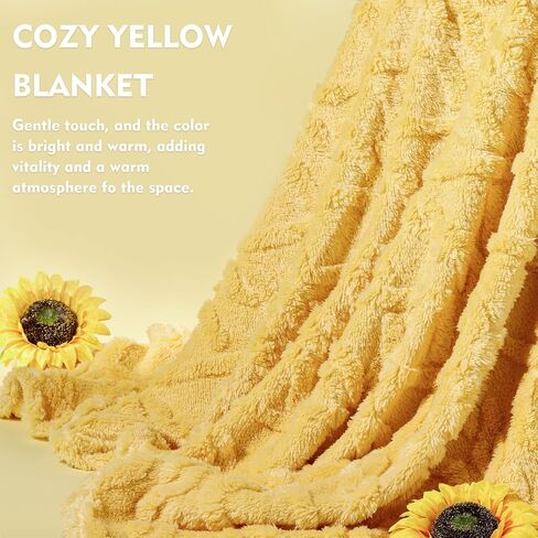 Get Well Gifts for Women, Sunshine Box Care Package for Women After Surgery, Care Gifts for Women, Sunflower Gifts, Get Well Soon Gift Basket with Blanket, Birthday Gift Box (Yellow) in Saudi Arabia
