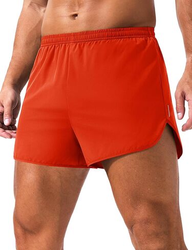 MAGCOMSEN Men's Running Shorts 3 Inch Quick Dry Lightweight for Athletic Workout Gym Training with Liner in Kuwait
