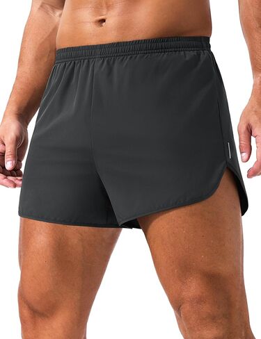 MAGCOMSEN Men's Running Shorts 3 Inch Quick Dry Lightweight for Athletic Workout Gym Training with Liner in Kuwait