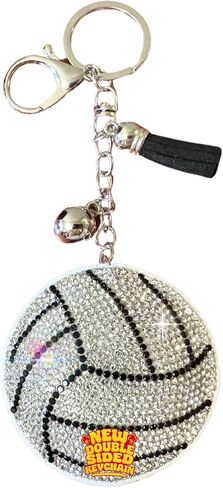 Popfizzy Bling Keychains for Women and Girls, Sparkly Purse Charm, Rhinestone Bag Charm, Cool Gifts for Women, Double Sided in Kuwait