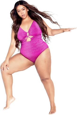 CITYCHIC Plus Size Palma 1 PC LU in Magenta Purple in Saudi Arabia