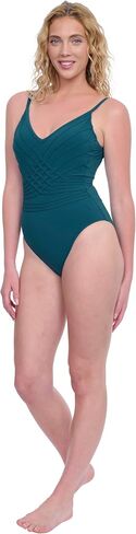 Gottex Women’s V-Neck One Piece Stylish Elegant Versatile Bathing Suit with Soft Cups and Adjustable Straps Swim Essential in Saudi Arabia