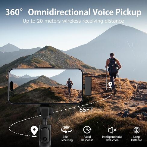 2PACK اللاسلكي لافالييه الميكروفون ، النوع C ميني مقطع على ميكروفون لافيل لاف لتسجيل الفيديو مقابلة بودكاست VLOG YOUTUBE TIKTOK ، USB C TINY Microfono لنظام Android Samsung S24 Fe Ultra iPhone 16 15 PC in Kuwait