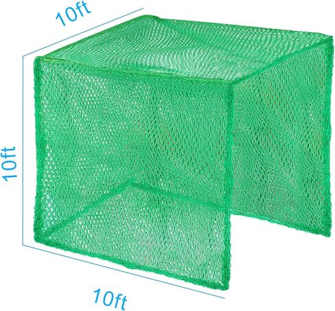 Aoneky 10x10x10ft HDPE Golf Cage Net مع مجموعة زاوية 1 بوصة in Kuwait