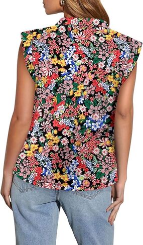 onlypuff Women's Polo Shirts Lapel Collar Short Sleeve Golf Blouse Summer Dressy Casual Tunic Tops in Saudi Arabia