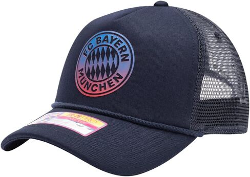 Fan Ink Bayern Munich 'Atmosphere' Trucker Style Snapback Hat/Cap Navy Blue in Kuwait