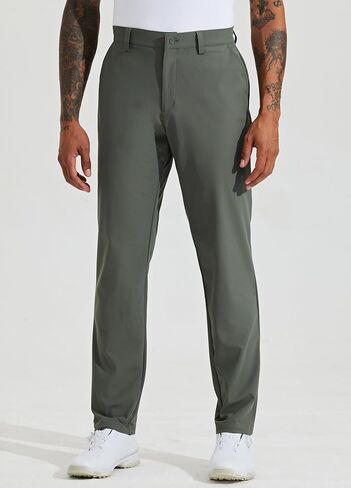 Willit Mens Golf Pants Stretch Dress Pants Slim Fit Quick Dry Casual Work Pants with Pockets 30"/32" in Saudi Arabia