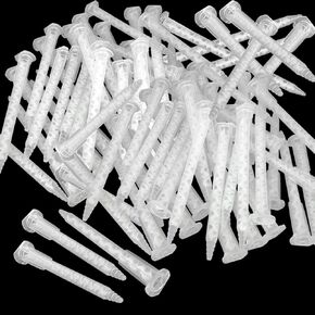 100pieces Epoxy Mixing Nozzle Static Mixer Nozzle Tubes Adhesive Cartridges Tip for 50 Ml Resin Cartridge