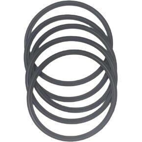 JOWIN Sanitary 6 inch Tri Clamp Ferrule EPDM Gasket, Standard Tri Clover Compatible Seals (Pack of 5) (6")