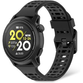 Silicone Bands Compatible with COROS PACE Pro/PACE 3/APEX 2 Pro/APEX PRO/APEX 46MM，Soft Silicone Breathable Strap Sport Band for Men Women