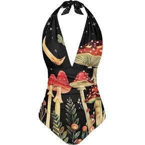 YEXIATODO Women's One Piece Swimsuits Tummy Control Bathing Suits