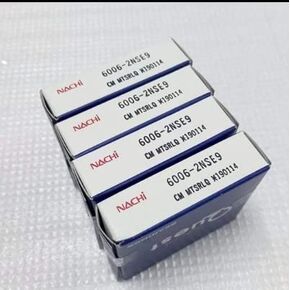 NACHI 4 PACK 6006-2NSE9 Bearing 6006-2NSE Seals 6006-2RS Bearings 6006 RS Japan